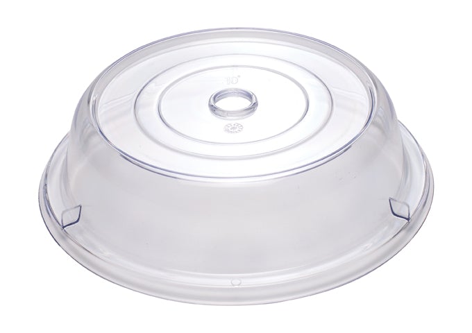Winco PPCR-10 Clear Polycarbonate Plate Cover 10"