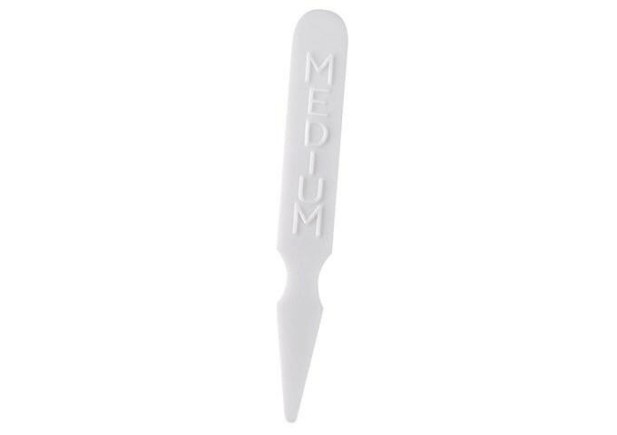 Winco PSM-M White Plastic Medium Steak Marker Winco