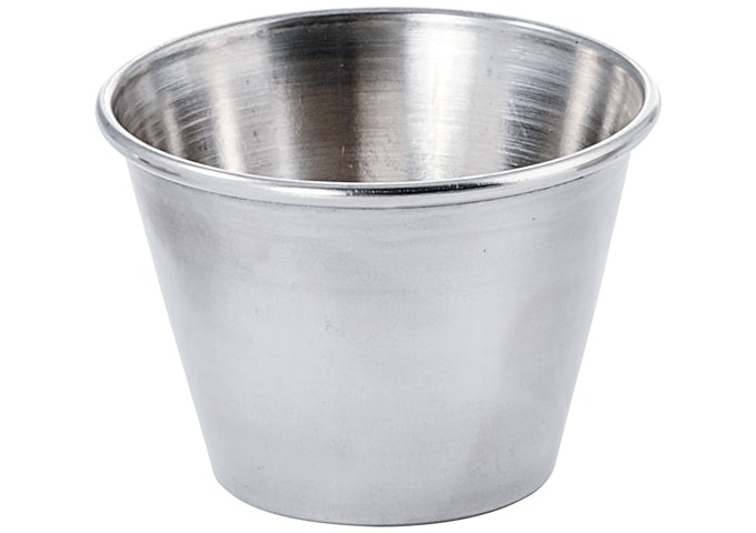 Winco SCP-40 4 Oz Stainless Steel Sauce Cup Winco