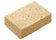 Winco SP-C64Y 6" Biodegradable Cellulose Sponge 3 Pack