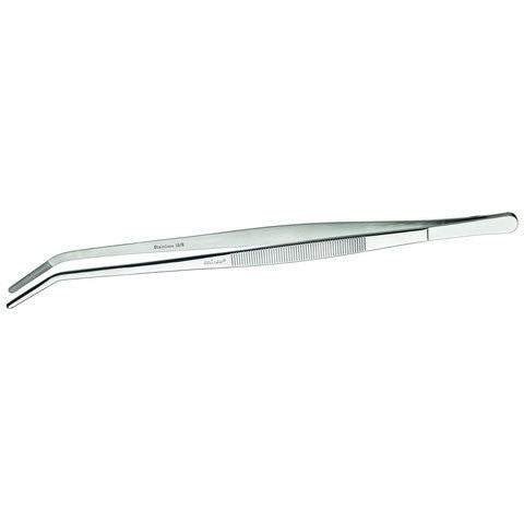 Winco TTG-10C 10" Curved Stainless Steel Tong