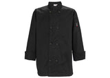Winco Signature Chef Universal Fit Black Chef Jacket XL
