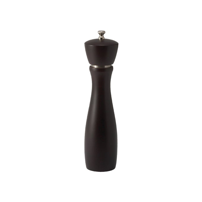 Winco WPM-10CD 10" Beechwood Black Pepper Mill