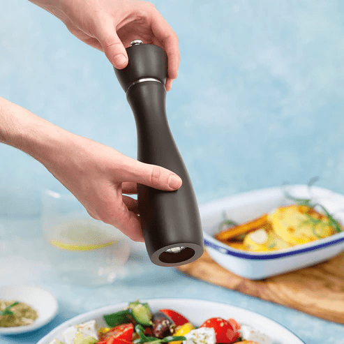 Winco WPM - 10CD 10" Beechwood Black Pepper MillShopAtDean