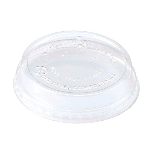 World Centric CPL-CS-9 Compostable Lid For 4-9 Oz Cold Cups World Centric