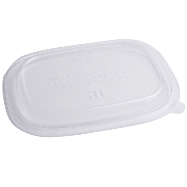 World Centric CTL-CS-3 PLA Lid for 20-48 Oz Container World Centric