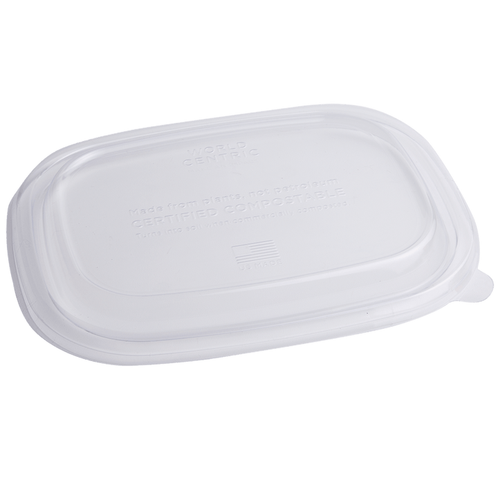 World Centric CTL-CS-3 PLA Lid for 20-48 Oz Container World Centric