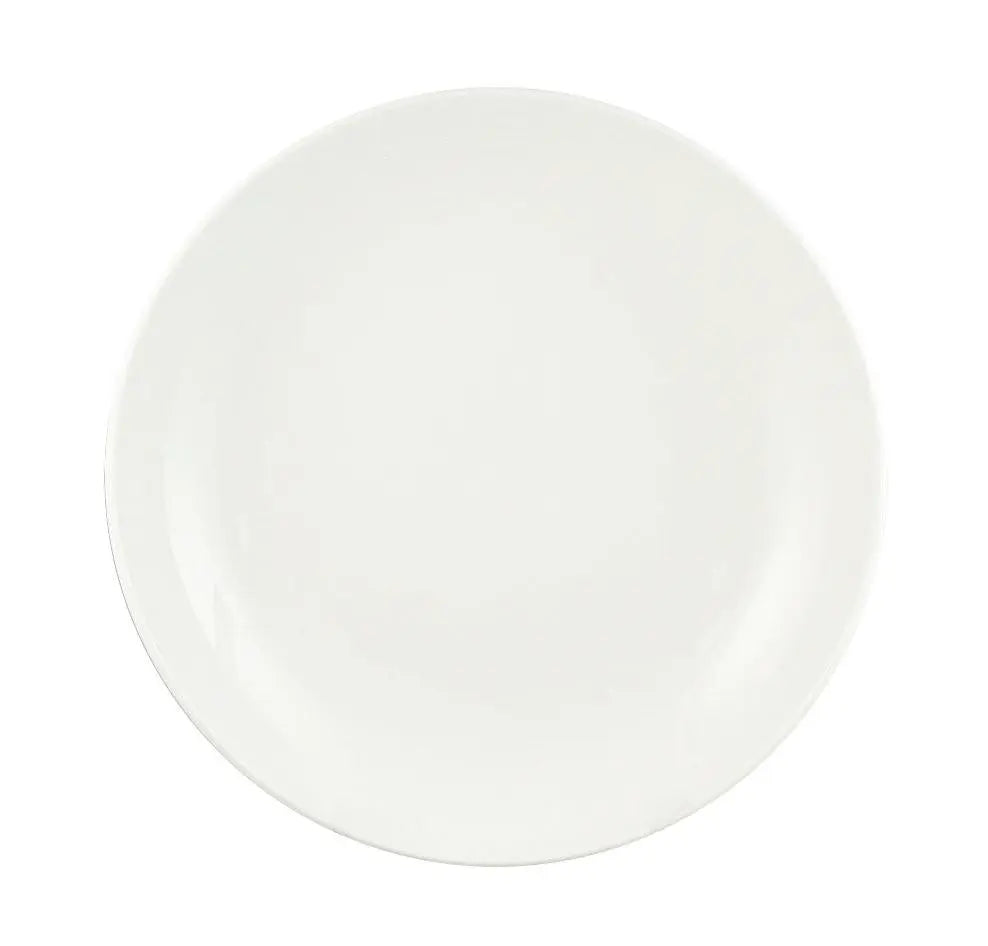 World Tableware 840-355-009 30 Oz 9" Porcelana Bright White Low Bowl World Tableware