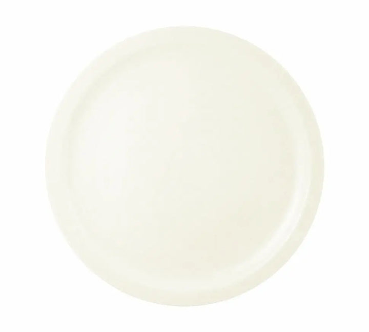 World Tableware 840-430N-14 9.5" Porcelana Narrow Rim White Plate World Tableware