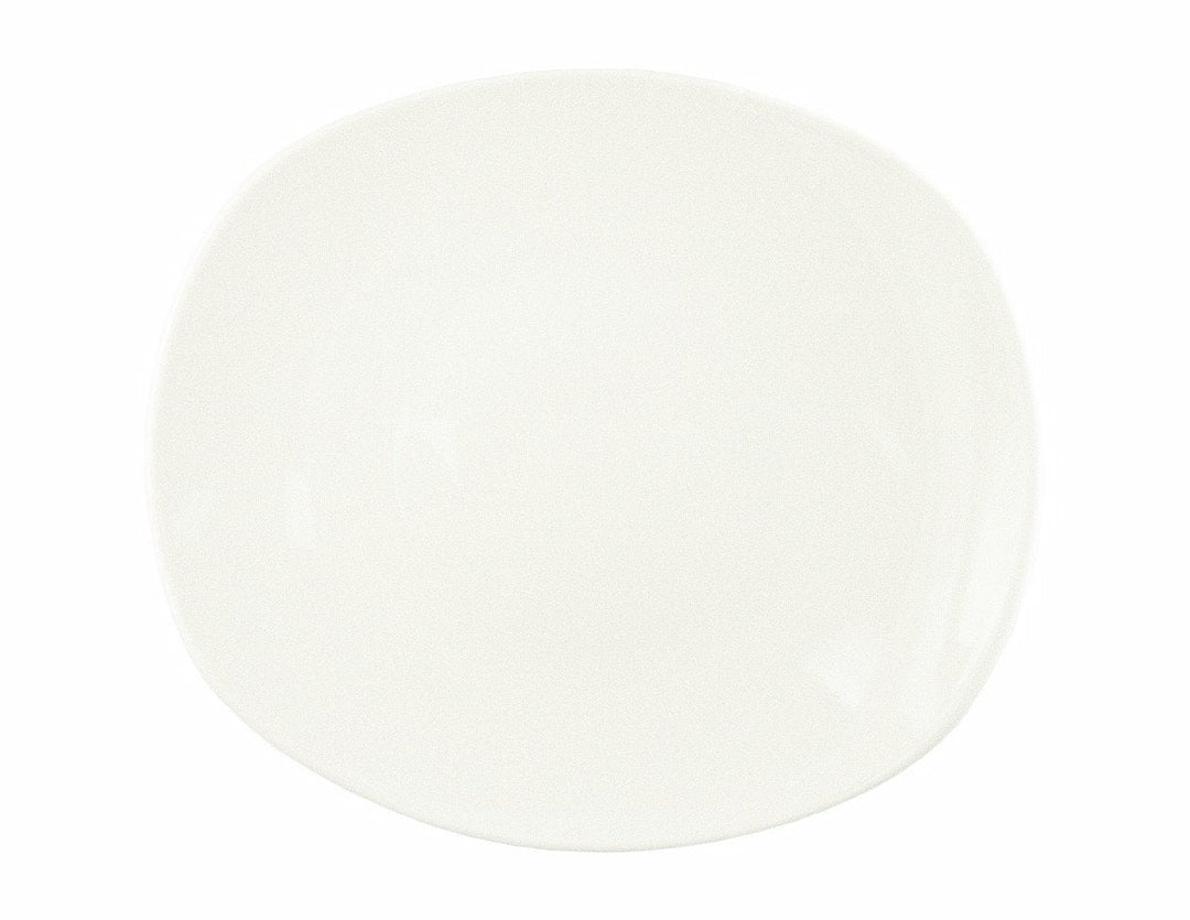 World Tableware 840-436B 8" X 7" Porcelana Oblong Plate