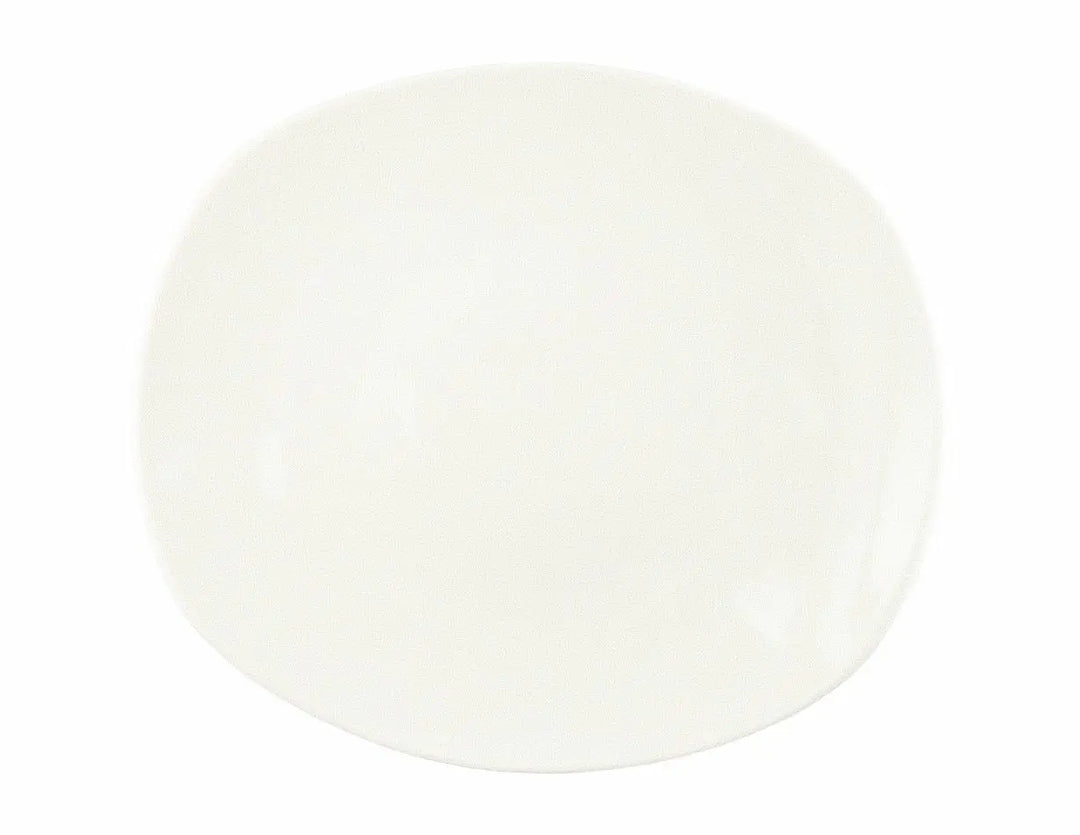 World Tableware 840-436B 8" X 7" Porcelana Oblong Plate World Tableware