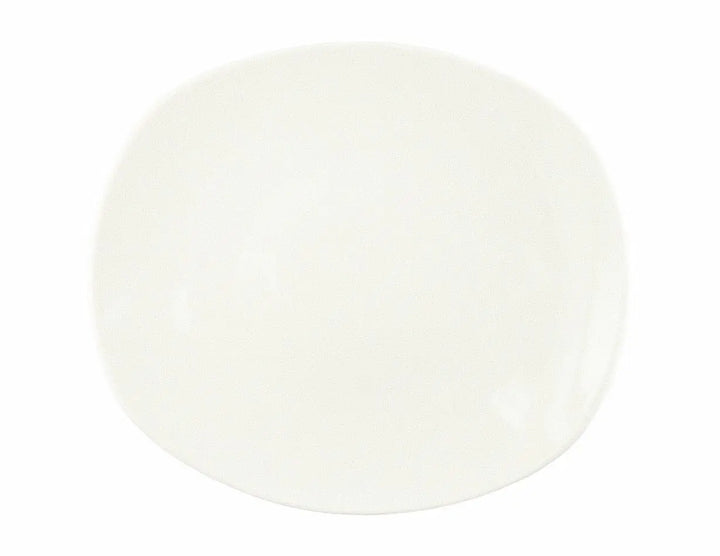World Tableware 840-436B 8" X 7" Porcelana Oblong Plate World Tableware