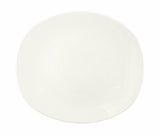 World Tableware 840-437B 10" X 9" Porcelana Oblong Plate