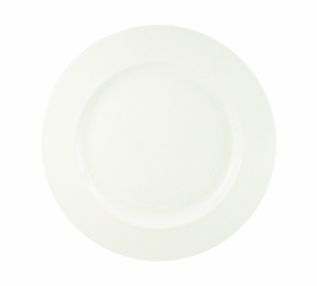 World Tableware 840-445R-12 12" Porcelana Rolled Edge Plate