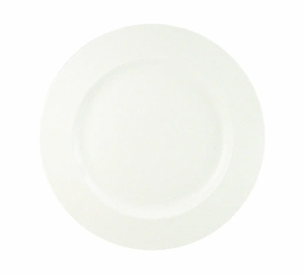 World Tableware 840-445R-12 12" Porcelana Rolled Edge Plate World Tableware