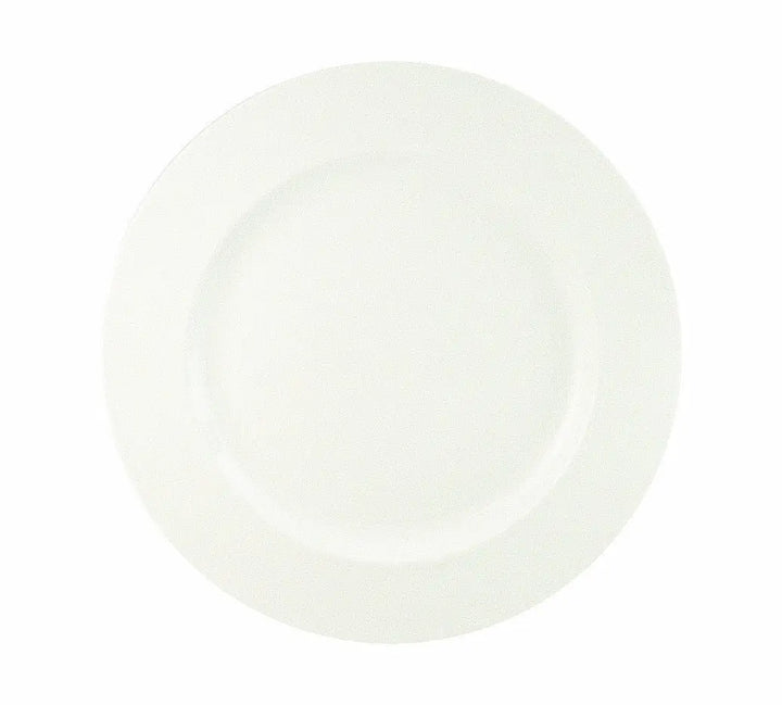 World Tableware 840-445R-12 12" Porcelana Rolled Edge Plate World Tableware