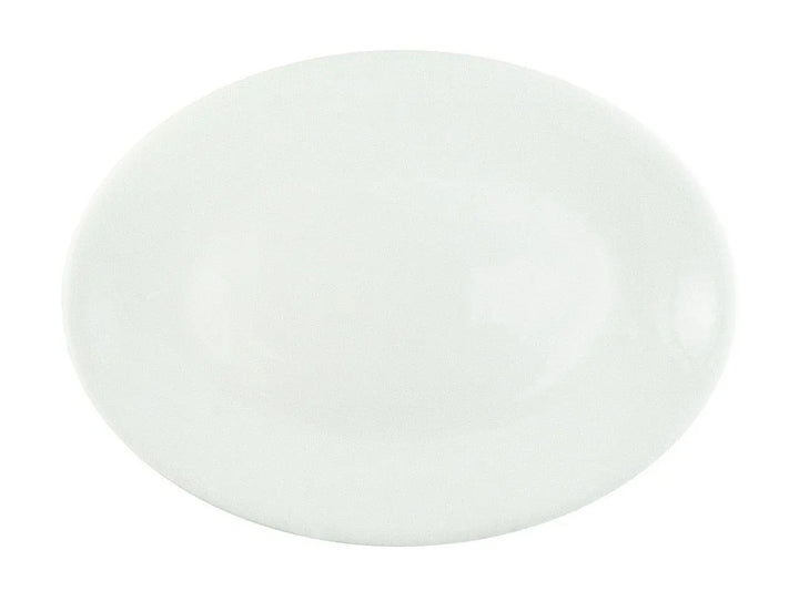 World Tableware 840-530R-30 13.5" Porcelana Rolled Edge Coupe Oval Platter World Tableware