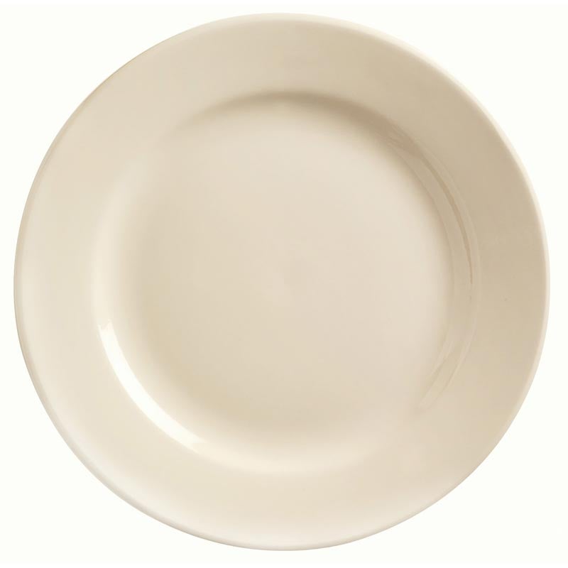World Tableware PWC-50 12" Princess White Rolled Edge Plate