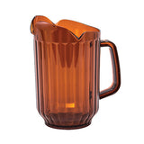 Winco WPCT-60A 60 oz Amber Triple-Spout Water Pitcher