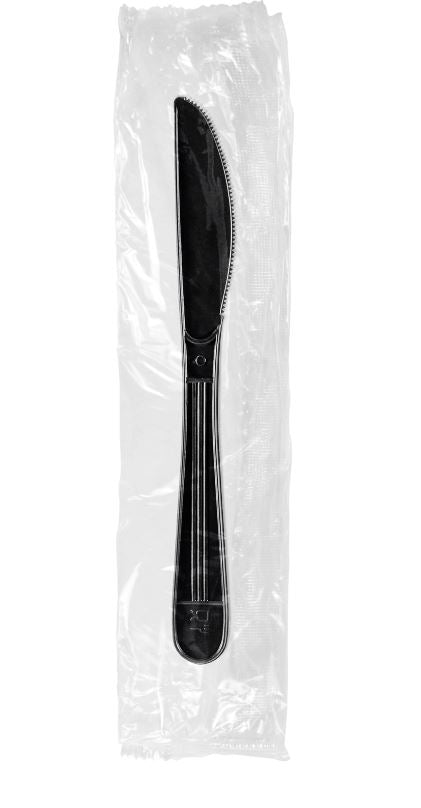 Wrapped Heavy Weight Black Knife 1000/Case Berk Enterprises