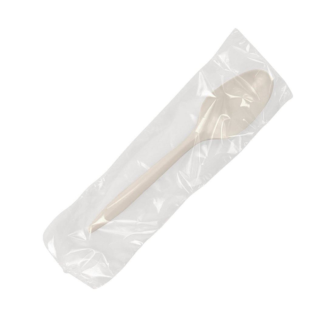 Wrapped Medium Weight White Teaspoon 1000/Case