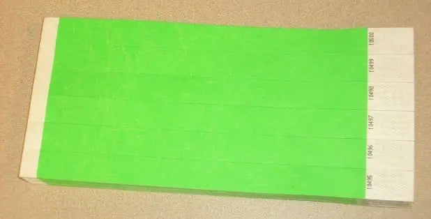 Wristband \ Neon Lime 500/Pack ShopAtDean