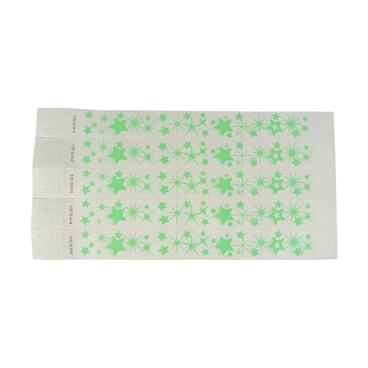 Wristband \ Star \ Lime 500/Pack ShopAtDean