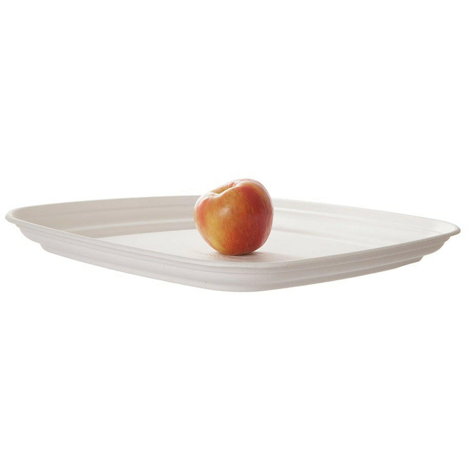 Eco-Products EP-SCTRS14 14" Sugarcane Regalia Trays 100/Case - ShopAtDean