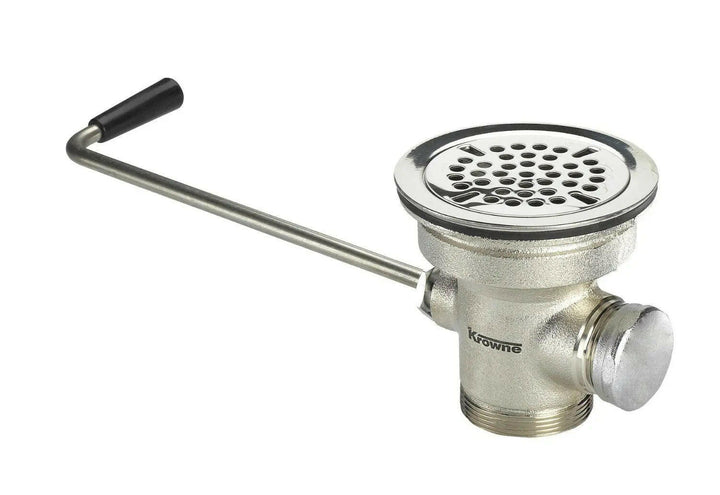 Krowne 22-204 Twist Waste Drain with Overflow OutletShopAtDean