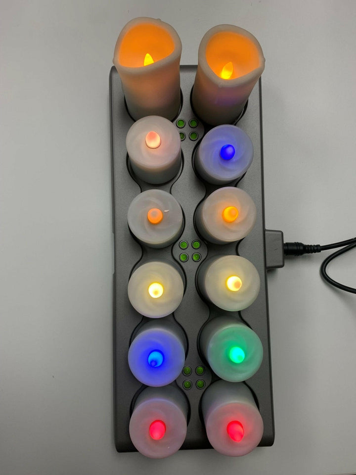 Smart Candle Platinum Generation 3 Flameless Rechargeable Multi Color Candle SetShopAtDean