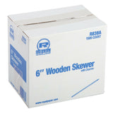 Wooden Skewers with Chamfer Edge 5.9"ShopAtDean